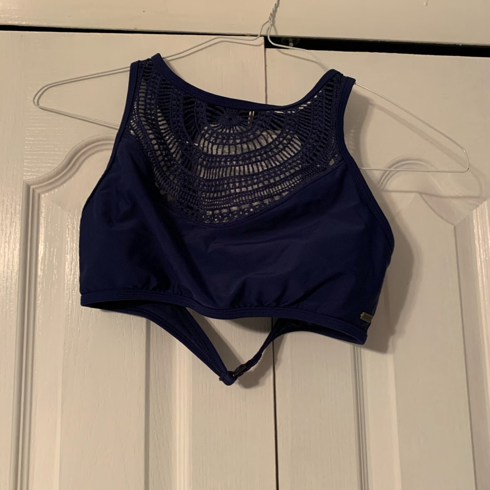 Blue Roxy bikini top